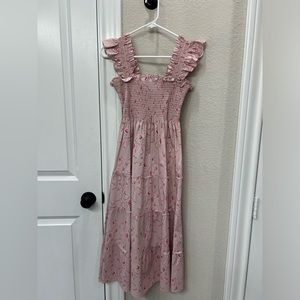 HillHouse Ellie Nap Dress Pink Floral XS